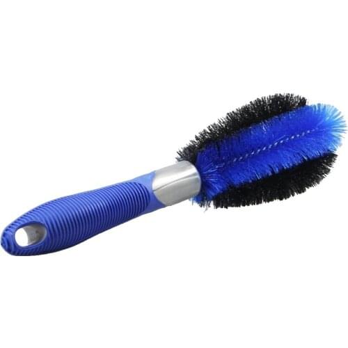 Car Vehicle Motorcycle Wheel Tire Rim Scrub Brush Round Head Non-slip Soft Handle Cleaning Brush Washing Cleaning Tool Cleaner