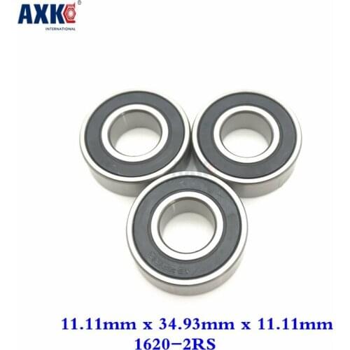 2019 Rushed Rodamientos Thrust Bearing 1620 2rs Abec-1 (10pcs) 7/16"x1 3/8"x7/16" Inch Ball Bearings 11.11mm X 34.93mm 1620rs