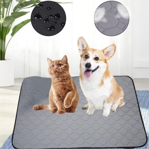 Waterproof Pet Non-slip Pad Dog Cat Double Layer Cat Litter Bed Pads Litter Box Mat Pet Bed Cats House Clean Mats Portable Home