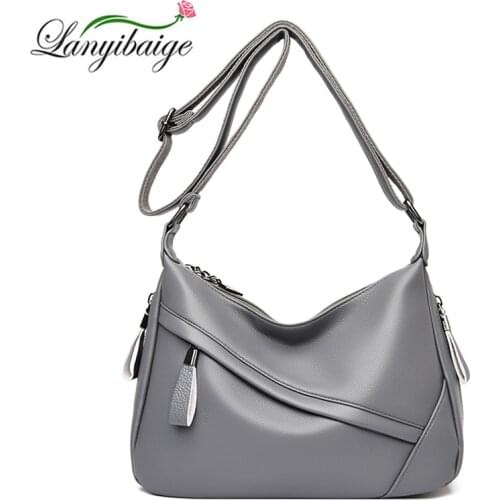 Womens High-Quality Designer One-Shoulder Handbag Large Capacity Solid Color Casual Handbags Fashion Diagonal Ladies Handbags