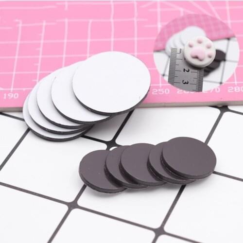10 PCS Round Magnetic Sticker Fit Glass Cabochon Fridge Magnet DIY Refrigerator Magnet Home Decor Blackboard Sticker 20/30mm