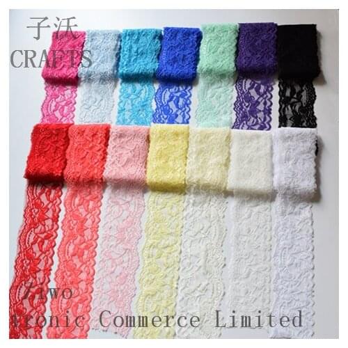 2019 selling! 2-100 yards long 6 cm wide lace stretch lace DIY clothing jewelry underwear clothing accessories
