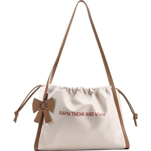 2021 Large-capacity Female PU Bag Fashion Tote Bag Korean Shoulder Bag Designer Bag