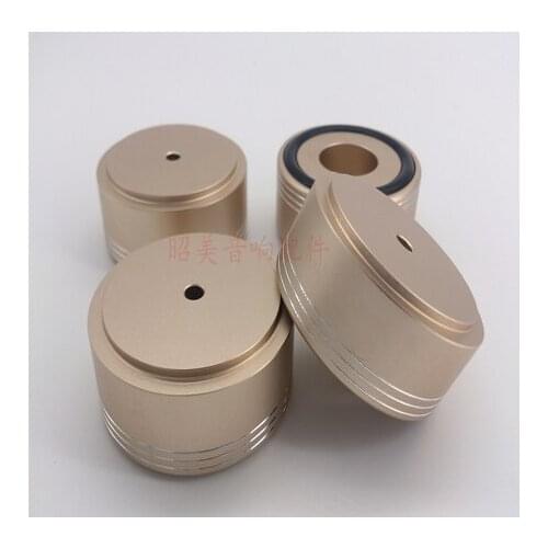 4 pieces of all-aluminum alloy diameter 49 high 22 audio power amplifier feet speaker feet nail tripod shock absorber cushions C