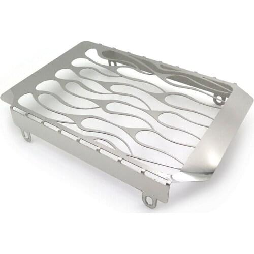 Aftermarket free shipping motorcycle parts Fire Radiator Grille Cover Guard Protector For Kawasaki Vulcan VN 1500 chromed