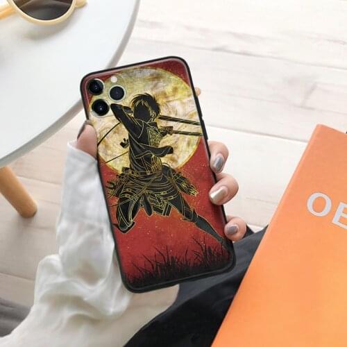 Eren Attack on the Titan Retro design Phone Case FOR iPhone Se 6 6s 7 8 Plus X Xr Xs 11 12 Mini Pro Max TPU Soft Cover Shell