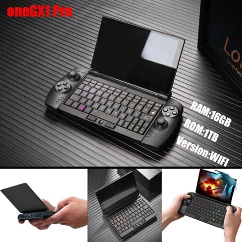 OneGX1 Pro Mini Laptop Gaming 7 inch Notebook Computer Intel I7-1160G7 16G RAM 1TB PICe SSD IPS WiFi Windows 10 Portable Laptop