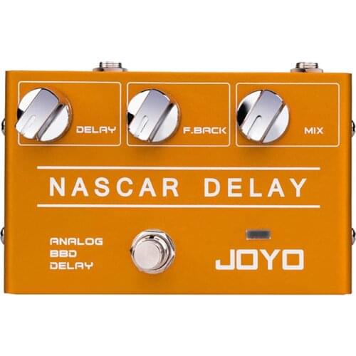 JOYO Nascar Delay Effect Pedal by Classic BBD Deliver Warm Natural Sound Perfect for Solo Analog Delay Guitar Pedal