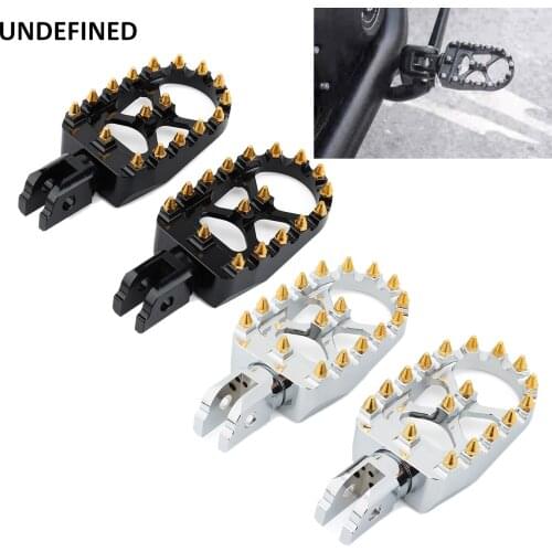For Harley Softail 2018-2020 Foot Pegs MX Wide Footrests Driver Passenger Pedals Fat boy Low Rider Breakout Street Bob FXDR 114