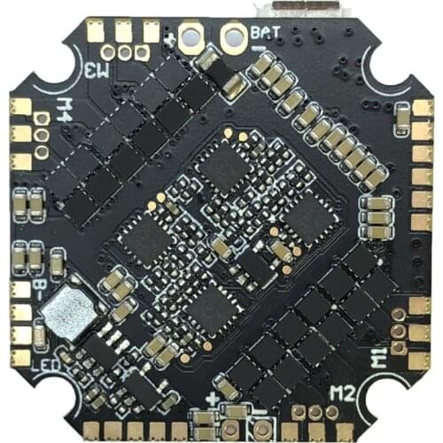 NameLessRC AIO412T MPU6000 F411 Flight Controller BLHELIS 12A 4in1 ESC AIO 2-4S 25.5X25.5mm for RC FPV Toothpick Cinewhoop Drone