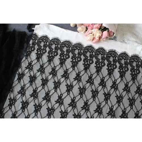 Bone line eyelashes lace garment fabric DIY cheongsam wedding veil home decoration accessories