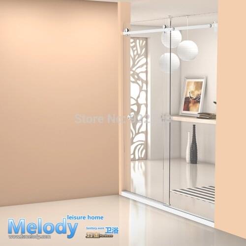 Me-002 Frameless Bath rooms Shower Sliding doors Whole set cabin Hardware 304 stainless steel