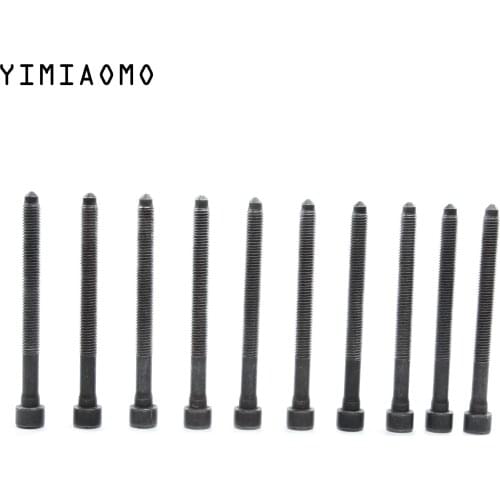 New 06D 103 385 D 10Pcs Cylinder Head Bolt Screw Set For Audi A4 A5 A6 Q5 TT VW Passat CC Tiguan Scirocco Skoda Superb Seat Leon