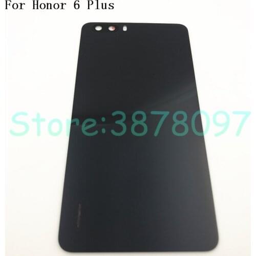 Original 5.5 inches Battery Door Back Cover For Huawei Honor 6 Plus Back Glass Rear Housing Repair Parts With Logo