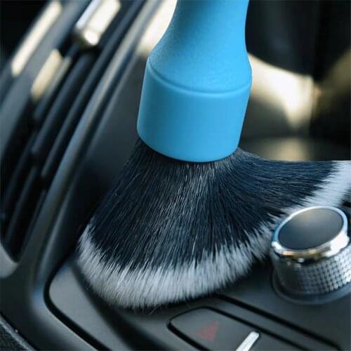 Car Beauty Brush 2pcs Super Soft Car Interior Detail Brush Dashboard Air Outlet Cleaning Brush Tool Accessories