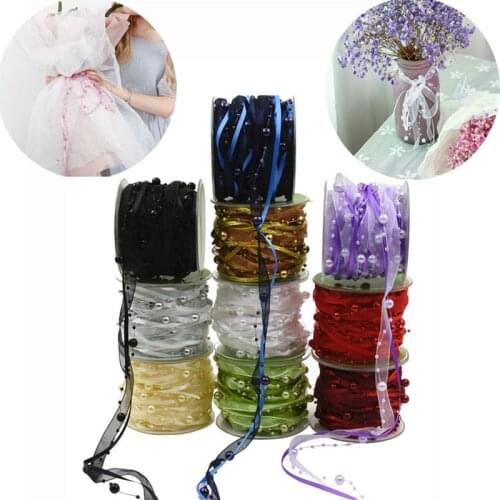 10Meter/Roll silk Grosgrain satin ribbon for crafts Christmas bouquet wedding Decoration DIY Ribbon Gifts Card Wrapping Supplies