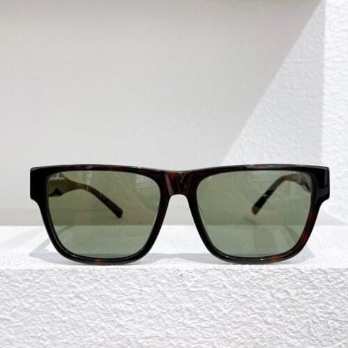 Square acetate frame sunglasses for men driving style grey men sunglasses