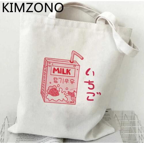 Strawberry shopping bag tote bolsa shopper handbag shopping bag net string ecobag boodschappentas grab