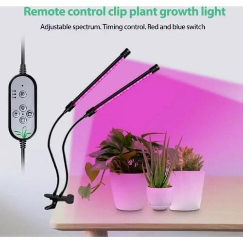 LED Grow Light USB Phyto Lamp USB Full Spectrum Control Waterproof 5-segment Plants Seedlings Flower Indoor Grow Box Clip Lamp