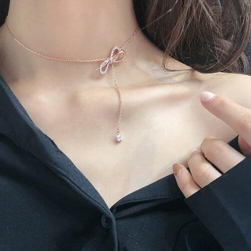 Womens Fashion Simple Clavicle Chain Necklace Party Charm Jewelry Accessories Christmas Gifts