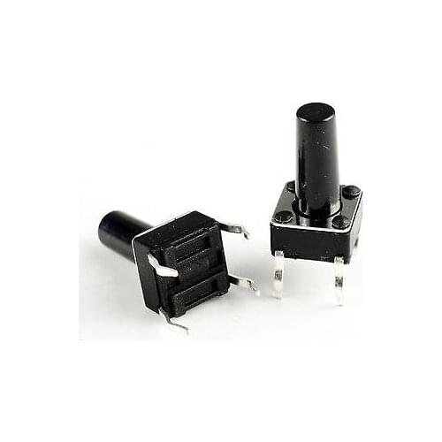 100pcs,4-pin DIP Tactile Push Button Switch Tact Switch 12X12X22mm