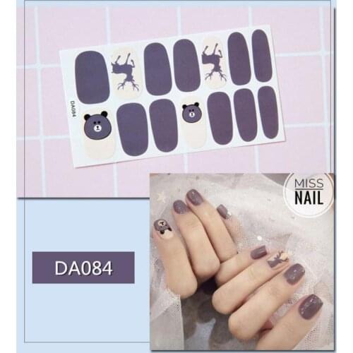 14 Stickers/sheet 3D Fresh Environmental Manicure Nail Art Stickers Various Decal Manicure Nails Art Decoration