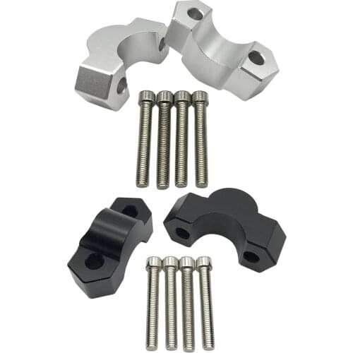 2 Pieces Aluminum Alloy Motorcycle Handlebar Riser with Mounting Screws for BMW F850GS F850GS ADV 2018 2019 2020