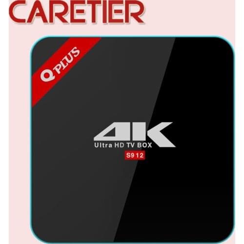 3PCS 3G/32G Q Plus Amlogic S912 Android 7.1 TV BOX Octa Core Dual WiFi Q-PLUS Smart Set Top Box Q Plus Media Player B4.0 H.265