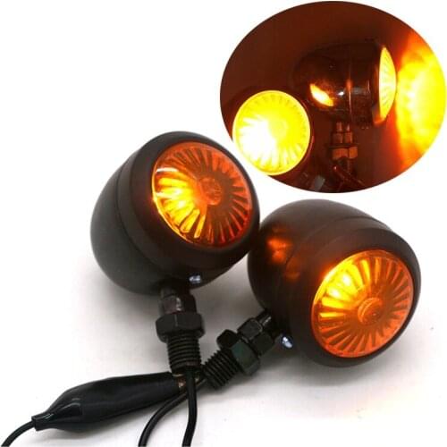 Free Shipping 12V Motorcycle Turn Light Vintge Refit Turn Signal Lamp Modification Conner Lamps