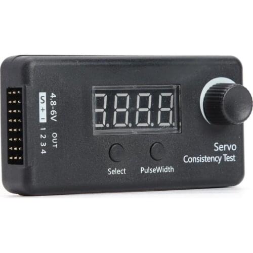 3 Modes Servo Tester Digital DC 4.8-6V Accurate PPM Consistency Measurement for RC Helicopter Airplane Steering Gear