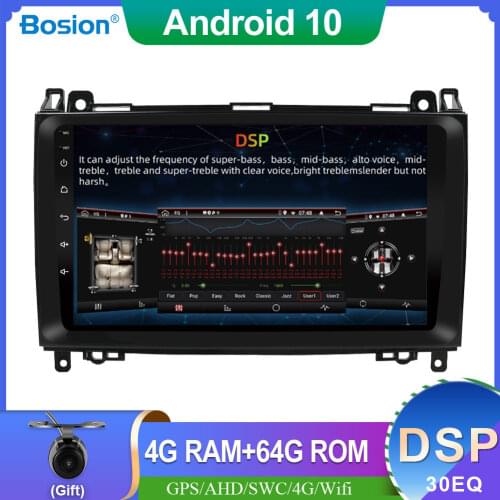 DSP 4G+64G Android 10 For Mercedes Benz W639/Vito/Viano/W906 Sprinter/W169/W245 Car Radio Multimedia Player GPS BT Wifi DAB RDS