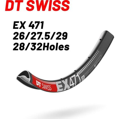 DT SWISS-llanta EX471 de 26 ", 27,5" y 29 ", 28 agujeros, 32 agujeros, llanta Tubeless Ready para Am Enduro FR DH