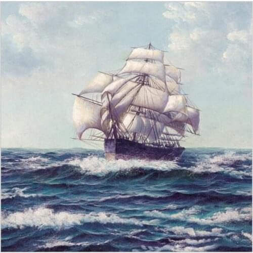 Beibehang photo wallpaper Custom sailing ship Mural 3D Stereo creative artistic large mural Parlor Bedroom Sofa TV Background