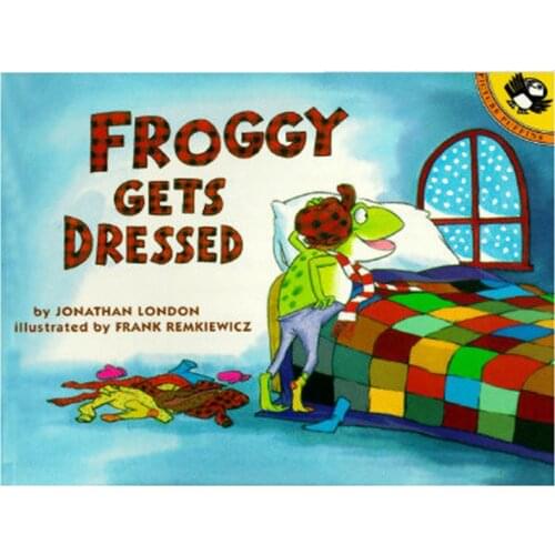 Froggy Gets Dressed By Jonathan London Educational English Picture Book Learning Card Story Book For Baby Kids Children Gifts