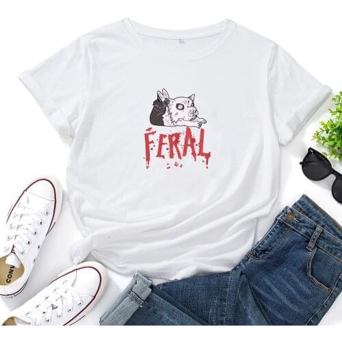 Harajuku Funny Pattern Print T-shirt Women Top Fashion Casual Women T Shirt Lightweight Comfortable Top Loose Woman Tshirts Top