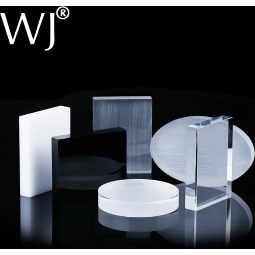 Customized Solid Acrylic Display Stand Shop Retail Jewellery Window Cabinet Doll Decoration Show Case Crystal Plexiglass Block