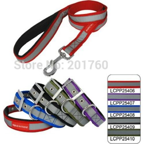 24inch 120*2.5cm Nylon Pet Collar Reflective Double Foam Dog Collars 5pcs/lot Lcpp25406