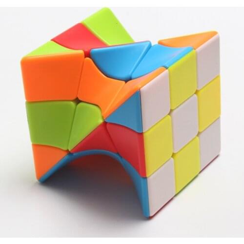 New Torsion Magic Cube Coloful Twisted Cube Puzzle Finger Toys Professional Speed Cubes Educational Toys For Children Adult Gift