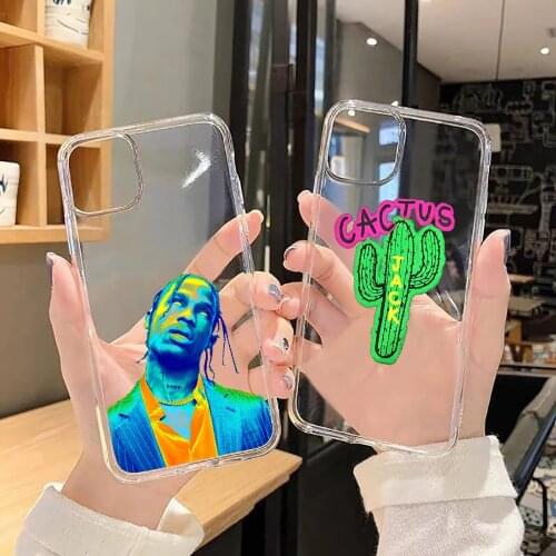 Travis Scott Transparent Raper Phone Case For Huawei Honor 6 7 8 9 10 10i 20 A C X Lite Pro Play transparent silicone prime