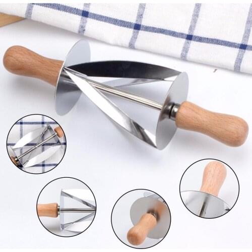 Adjustable Rolling Pin Slicer Set Cutting Tools Cake Decorating Tools For Kitchen Multi-Function Bread Slicer Croissant Cut #LR1