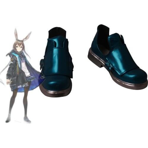 Game Arknights Amiya Cosplay Boots Custom Made Shoes Halloween Party Cosplay Accessories
