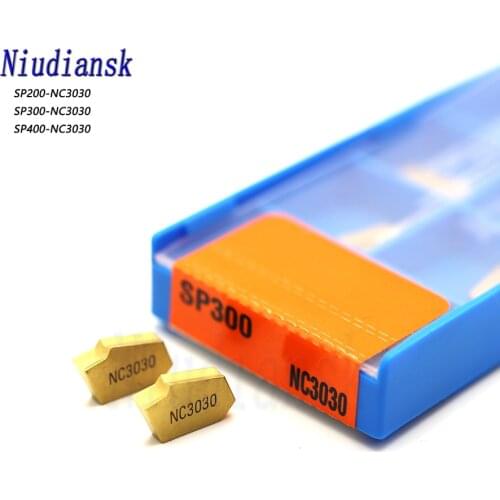 SP200 SP300 SP400 NC3030 10pcs Grooving Carbide Inserts lathe cutter turning tool Parting and grooving off tools