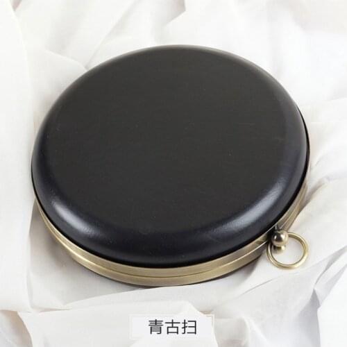 14cm/18cm Round Bag Box Material Bronze Head Coin Purse Frames Diy Accessaries Purse Bag Frame Kiss Clasp Plastic Purse Frame