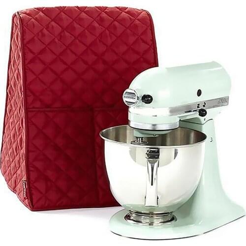 2x Household Kitchen Stand Mixer Cover Storage Bag Dustproof Polyester Red