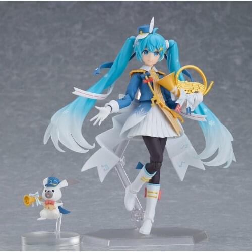 Anime Figure Model Hatsune Miku Figma EX-060 Snow MIKU Action Figure Adult Doll Decoration Toy Childrens Birthday Gift