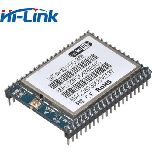 Free Shipping 802.11bgn Protocol Wireless WiFi Module UART to Ethernet MT7688K CE FCC HLK-RM08K