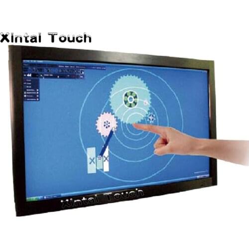 Free Shipping! 18.5" infrared 2 points IR multi touch screen panel overlay kit for kiosk
