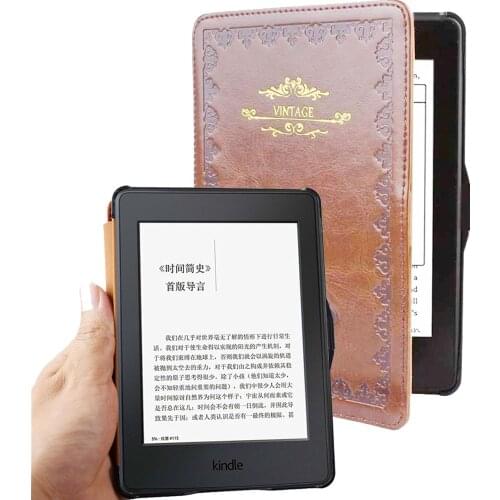 For kindle paperwhite DP75SDI case leather smart Vintage book cover for amazon kindle paperwhite1 2 3 2015 2013 2012 flip case