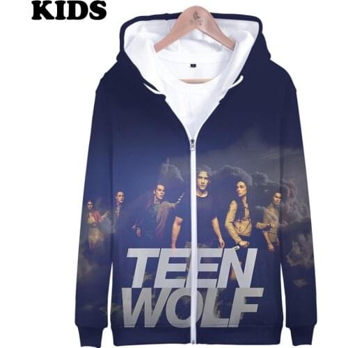 Childrens jackets Teen Wolf Coats Hoodies Outwear Spring Autumn Casual Men Women Sweatshirt Teen Wolf Jackets Warm clothes