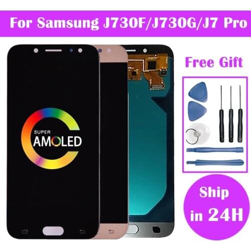 For Samsung J7 Pro Display For Samsung Galaxy J7 2017 Display LCD Screen Display With Touch Screen Digitizer For Galaxy J730 LCD